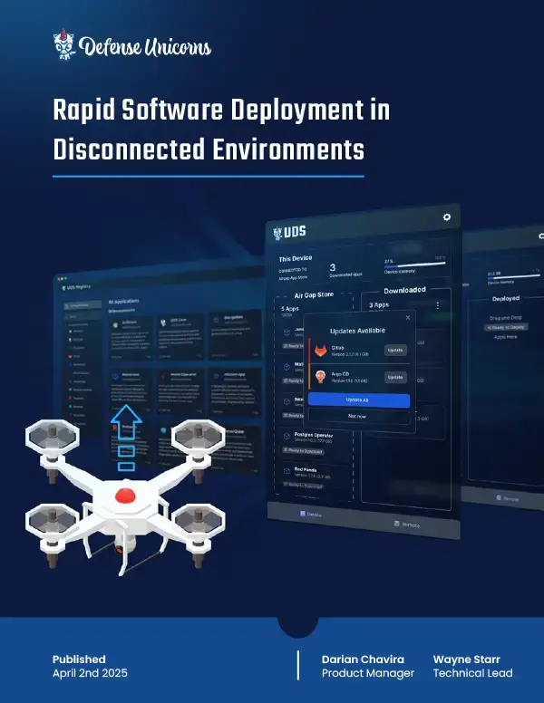 Title page for Rapid Software Deployment in Disconnected Environments